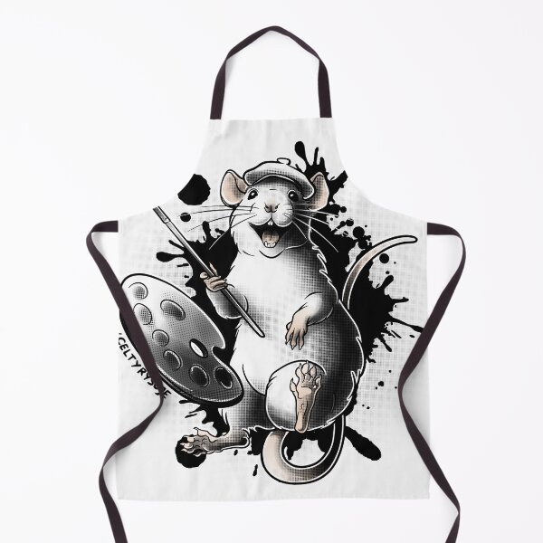 Item preview, Rat Artist Paintbrush designed and sold by CeltyRysuje.