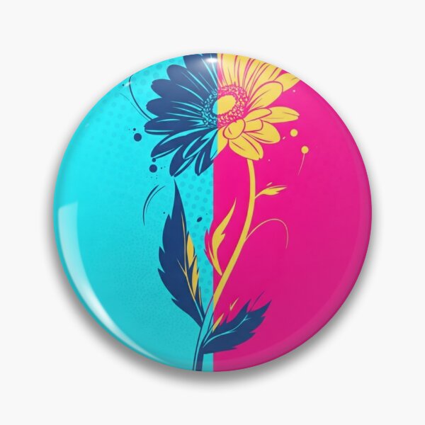Item preview,   Split Daisy Pop Art designed and sold by DC014.