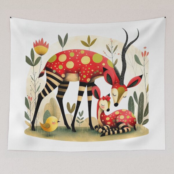 Item preview, Cheerful Antelopes designed and sold by Beyondnote-Art.