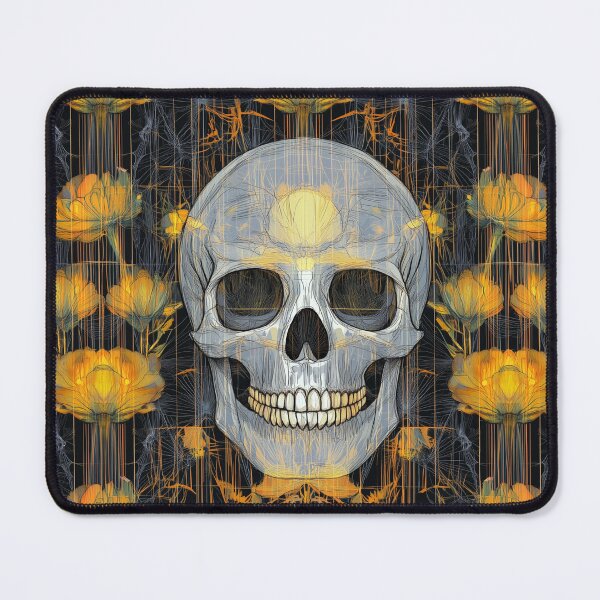 Item preview, Skull Design No 5. Pushing Up The Daisies. designed and sold by Shoot-The-Moon.