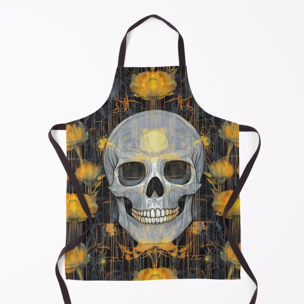 Item preview, Skull Design No 5. Pushing Up The Daisies. designed and sold by Shoot-The-Moon.
