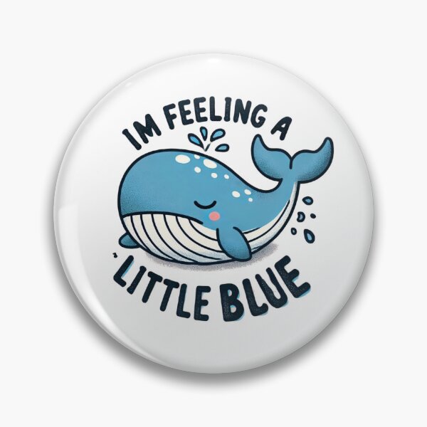 Item preview, I'M Feeling a Little Blue designed and sold by Anupios.