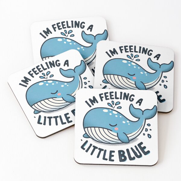 Item preview, I'M Feeling a Little Blue designed and sold by Anupios.
