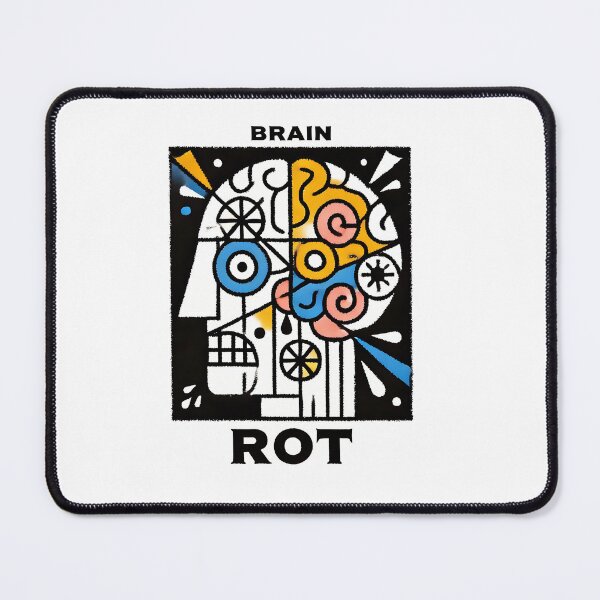 Item preview, Brain Rot – Word of the Year Humor Design designed and sold by OzzFrequency.