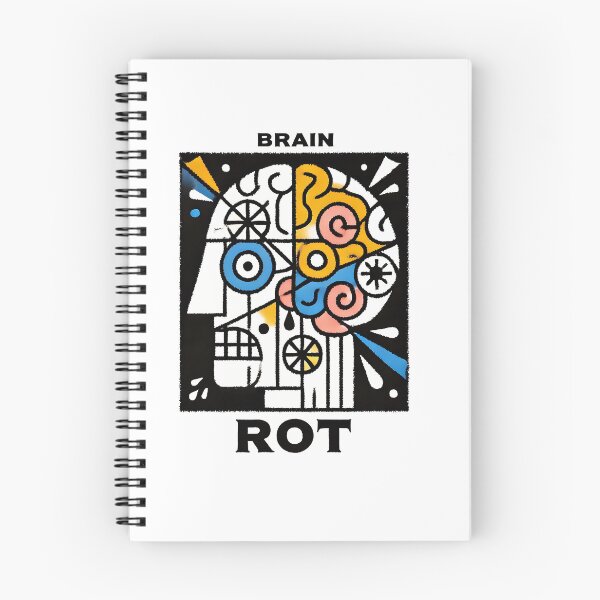 Item preview, Brain Rot – Word of the Year Humor Design designed and sold by OzzFrequency.