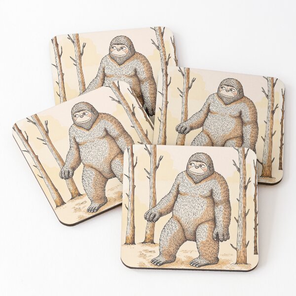 Item preview, Cute Storybook Styled Bigfoot Art designed and sold by H G  Designs.