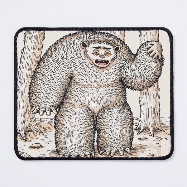 Item preview, Cute Storybook Styled Monster Or Bigfoot designed and sold by H G Designs.