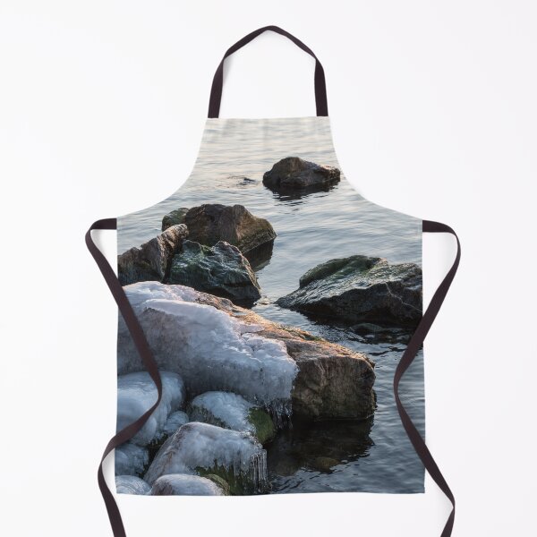 Item preview, Softly Lit Icy Boulders on the Shore of Lake Ontario designed and sold by Georgia Mizuleva.