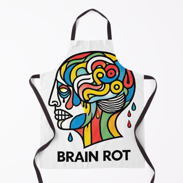 Item preview, Brain Rot – Word of the Year Humor Design designed and sold by OzzFrequency.