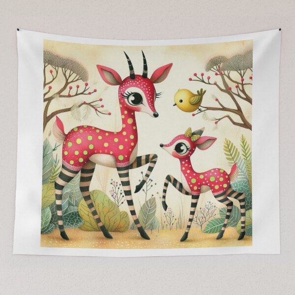 Item preview, Cheerful Antelopes designed and sold by Beyondnote-Art.