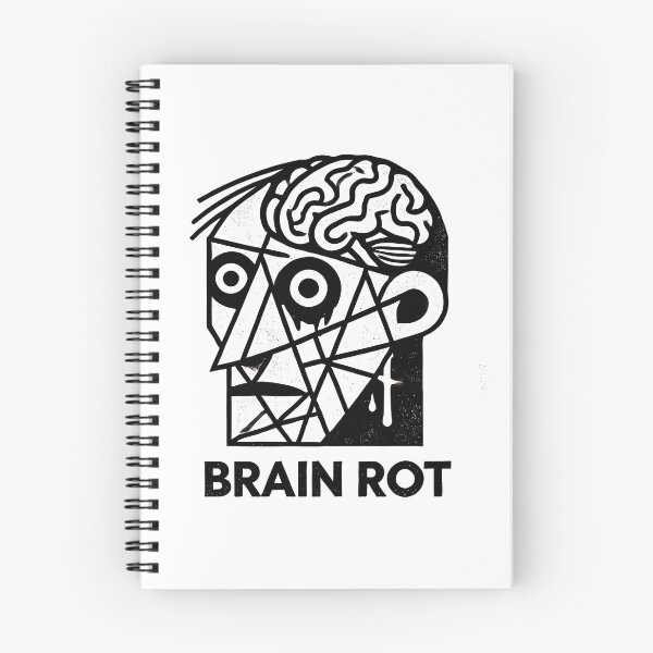 Item preview, Brain Rot – Word of the Year Humor Design designed and sold by OzzFrequency.