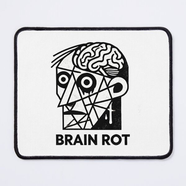 Item preview, Brain Rot – Word of the Year Humor Design designed and sold by OzzFrequency.