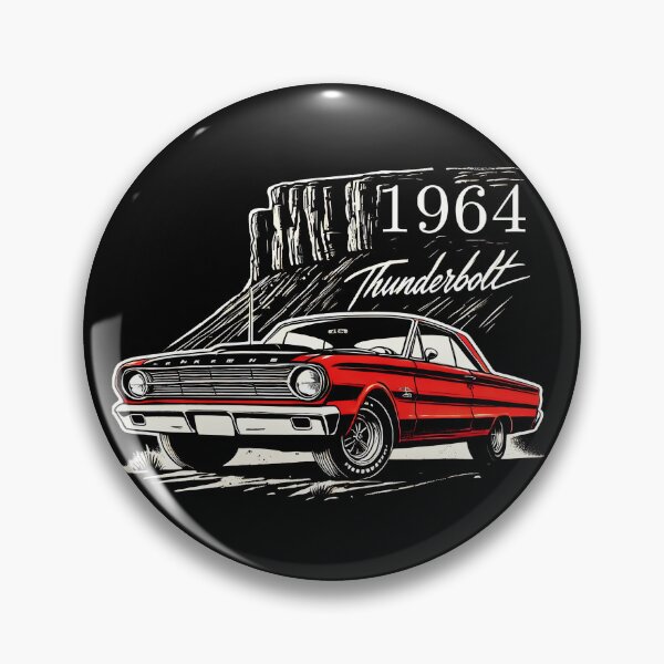 Item preview, 1964 Ford Fairlane Thunderbolt Muscle Car designed and sold by CreepyCornerArt.