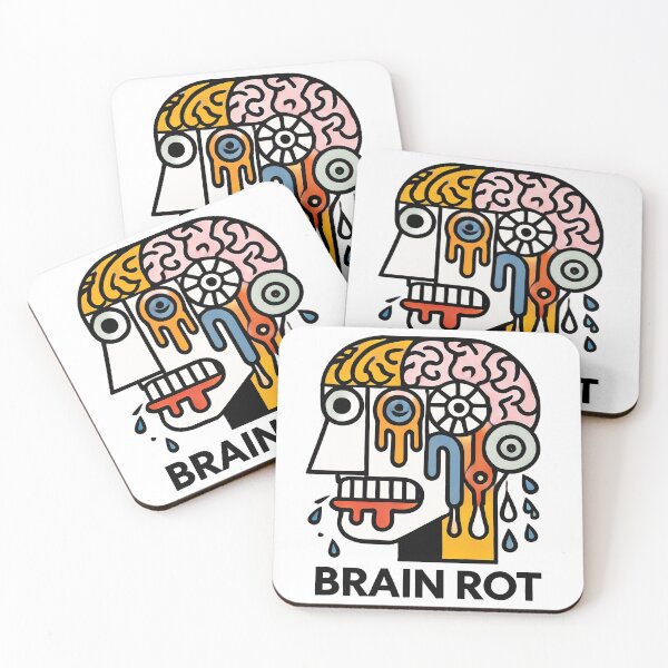 Item preview, Brain Rot – Word of the Year Humor Design designed and sold by OzzFrequency.