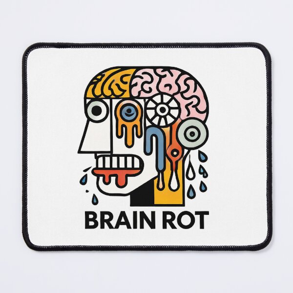 Item preview, Brain Rot – Word of the Year Humor Design designed and sold by OzzFrequency.