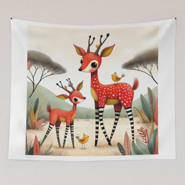 Item preview, Cheerful Antelopes designed and sold by Beyondnote-Art.