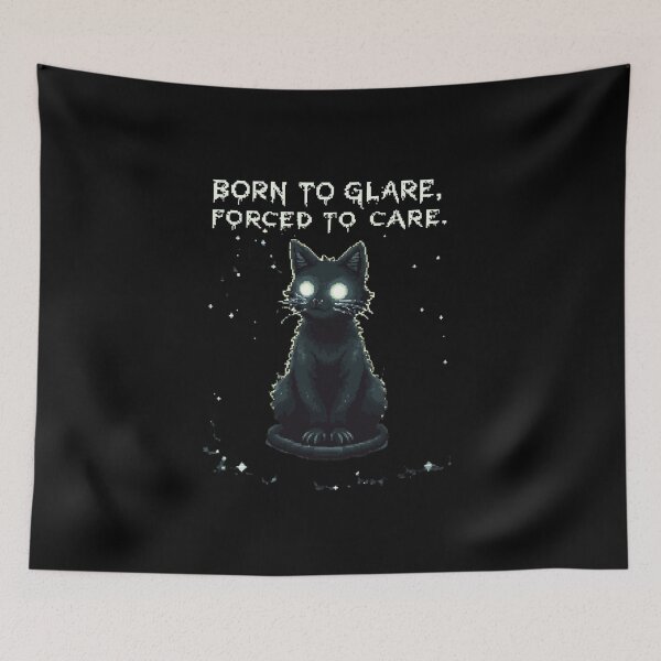 Item preview, Goth Pixel - BORN TO GLARE, FORCED TO CARE designed and sold by SignumShop.