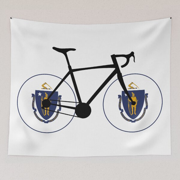Item preview, Massachusetts Flag Cycling designed and sold by Esskay Designs.