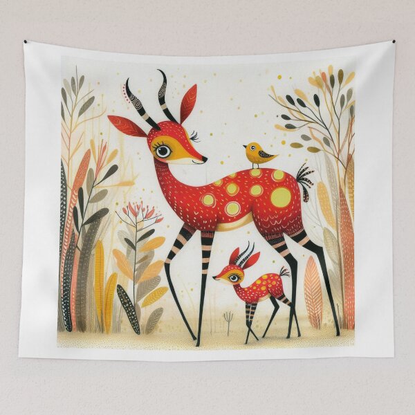 Item preview, Cheerful Antelopes designed and sold by Beyondnote-Art.