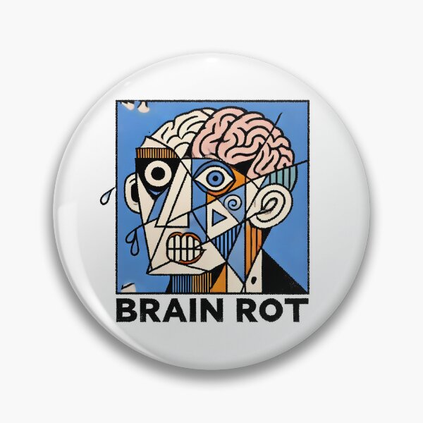Item preview, Brain Rot – Word of the Year Humor Design designed and sold by OzzFrequency.