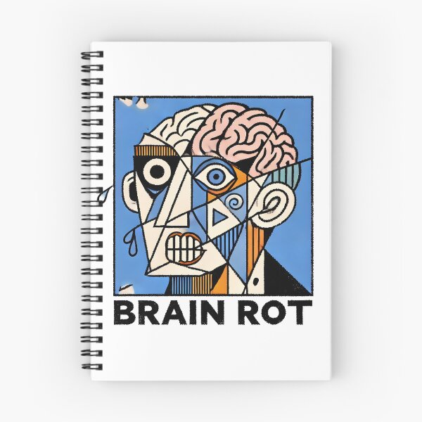 Item preview, Brain Rot – Word of the Year Humor Design designed and sold by OzzFrequency.