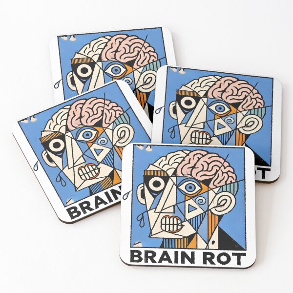 Item preview, Brain Rot – Word of the Year Humor Design designed and sold by OzzFrequency.