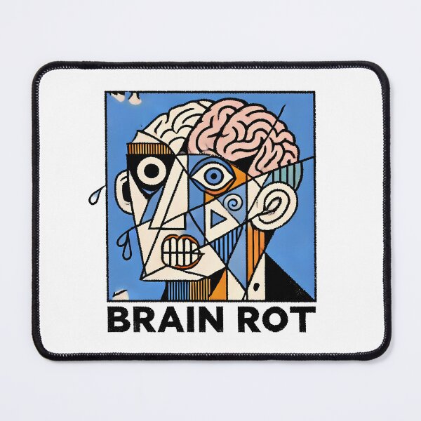 Item preview, Brain Rot – Word of the Year Humor Design designed and sold by OzzFrequency.