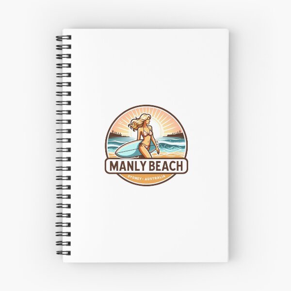 Item preview, Manly Beach Lady Surfer  designed and sold by NB-ArtHouse.