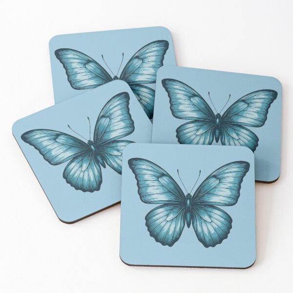 Item preview, Stunning blue butterfly designed and sold by manwithcolors.