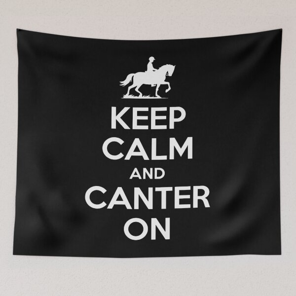 Item preview, Keep Calm and Canter On designed and sold by InsanseCreation.