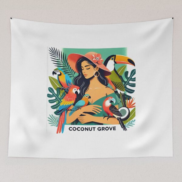 Item preview, Woman in Coconut Grove, Miami designed and sold by XaviChateau.