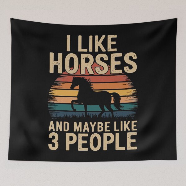 Item preview, Funny Vintage Horse Quote designed and sold by InsanseCreation.