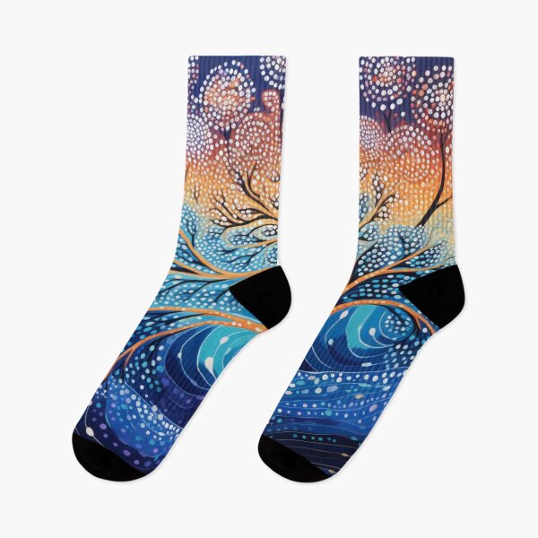 Item preview, Aboriginal Inspired Dot Art - Winter Beauty designed and sold by GrinGalore.