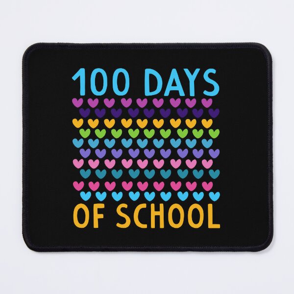 Item preview, 100 Days of School – Colorful Hearts Celebration designed and sold by Belhbib Art ⭐⭐⭐⭐⭐.