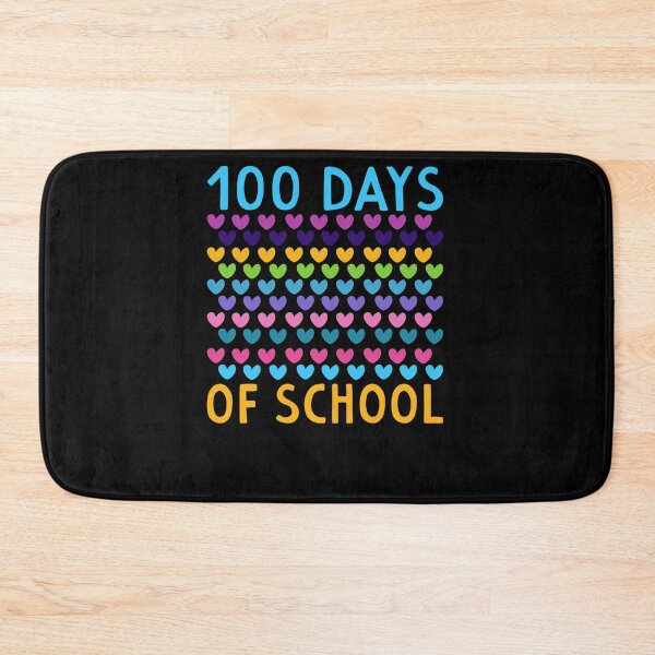 Item preview, 100 Days of School – Colorful Hearts Celebration designed and sold by Belhbib Art ⭐⭐⭐⭐⭐.