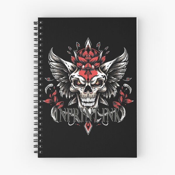 Item preview, INPRINT INK FLOWERED SKULL. designed and sold by inprintink.