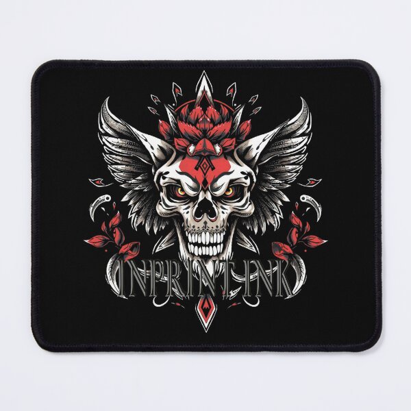 Item preview, INPRINT INK FLOWERED SKULL. designed and sold by inprintink.