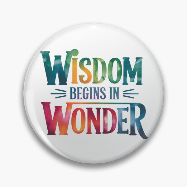 Item preview, Wisdom begins in wonder designed and sold by nimmitrends.