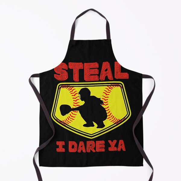 Item preview, Softball Catcher Steal I Dare Ya Funny Player Girls  designed and sold by DoodleUrban.