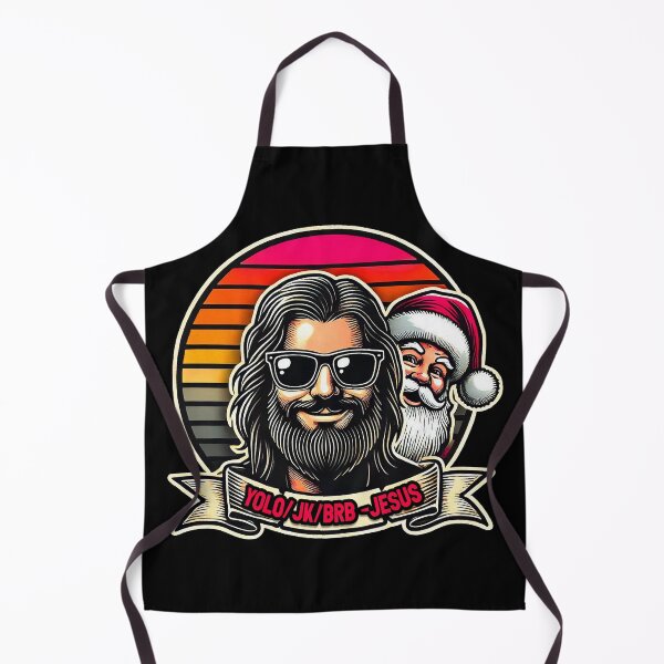 Item preview, YOLO JK BRB Jesus Christ Santa Claus designed and sold by plushism.
