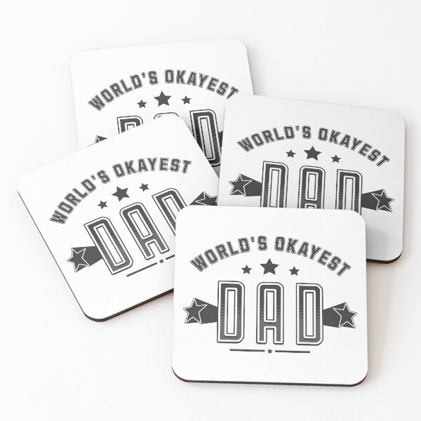 Item preview, World's Okayest Dad Father's Day designed and sold by munochill.