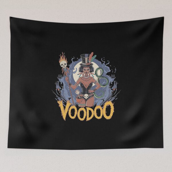 Item preview, Voodoo Priestess Artwork with Mystical Elements designed and sold by love3617.