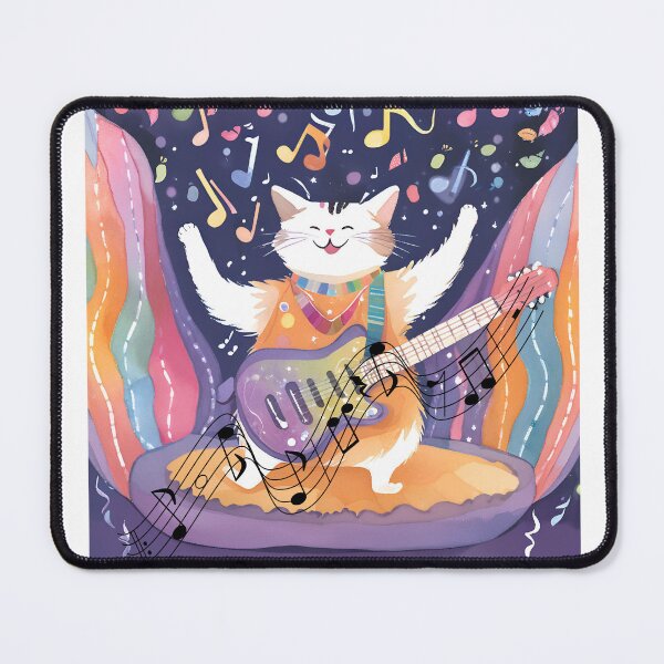 Item preview, Cat said Music Speaks where words fail designed and sold by Vibes-vintage.