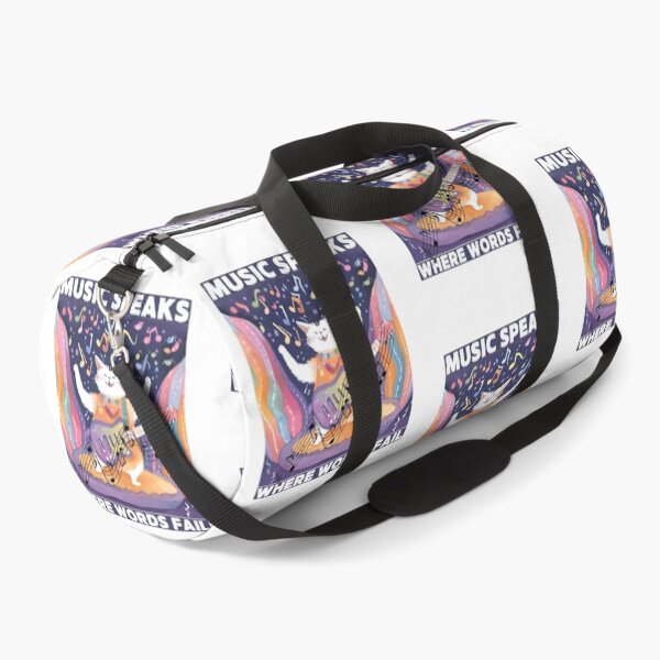 Item preview, Cat said Music Speaks where words fail designed and sold by Vibes-vintage.