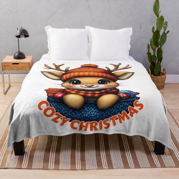 Item preview, Cozy Christmas Reindeer designed and sold by BukkyStory.