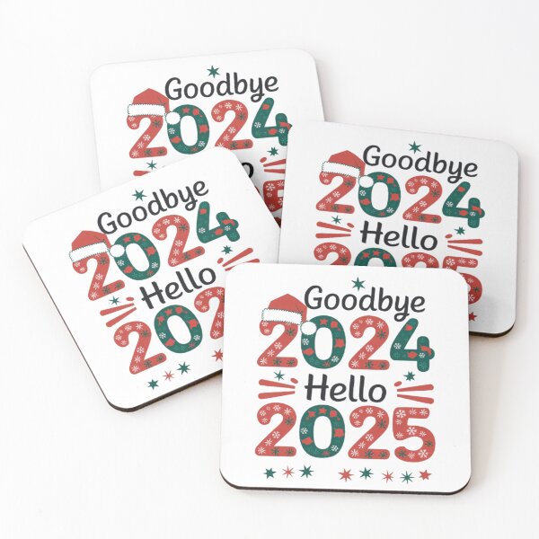 Item preview, Goodbye 2024, Hello 2025 designed and sold by BugiDesignArt.