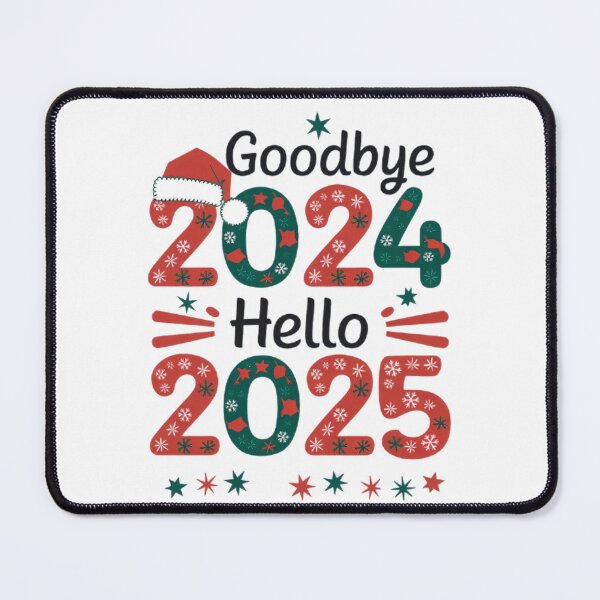 Item preview, Goodbye 2024, Hello 2025 designed and sold by BugiDesignArt.