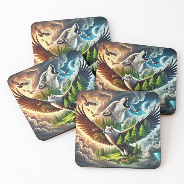 Item preview, Wolf with Eagle designed and sold by RaF71PrO.