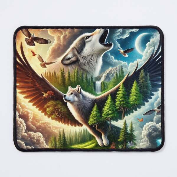 Item preview, Wolf with Eagle designed and sold by RaF71PrO.