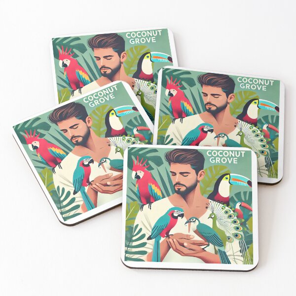 Item preview, Man in Coconut Grove, Miami designed and sold by XaviChateau.